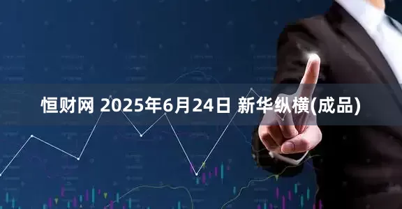 恒财网 2025年6月24日 新华纵横(成品)
