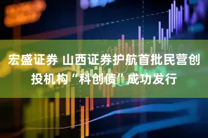宏盛证券 山西证券护航首批民营创投机构“科创债”成功发行