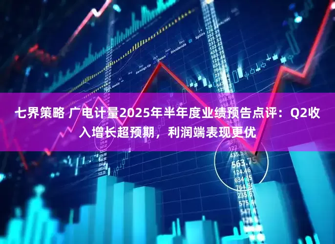七界策略 广电计量2025年半年度业绩预告点评：Q2收入增长超预期，利润端表现更优