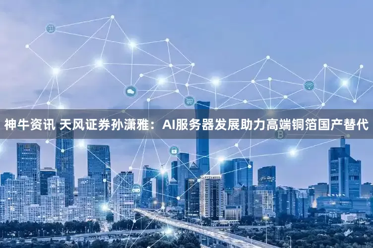 神牛资讯 天风证券孙潇雅：AI服务器发展助力高端铜箔国产替代